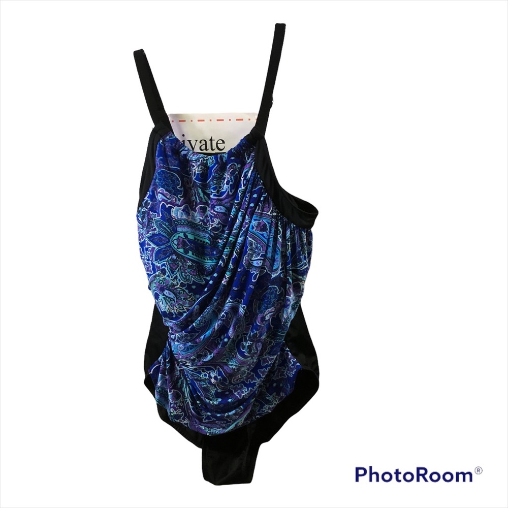 Dream shaper plus size one piece bathing suit